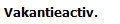  Vakantieactiv.